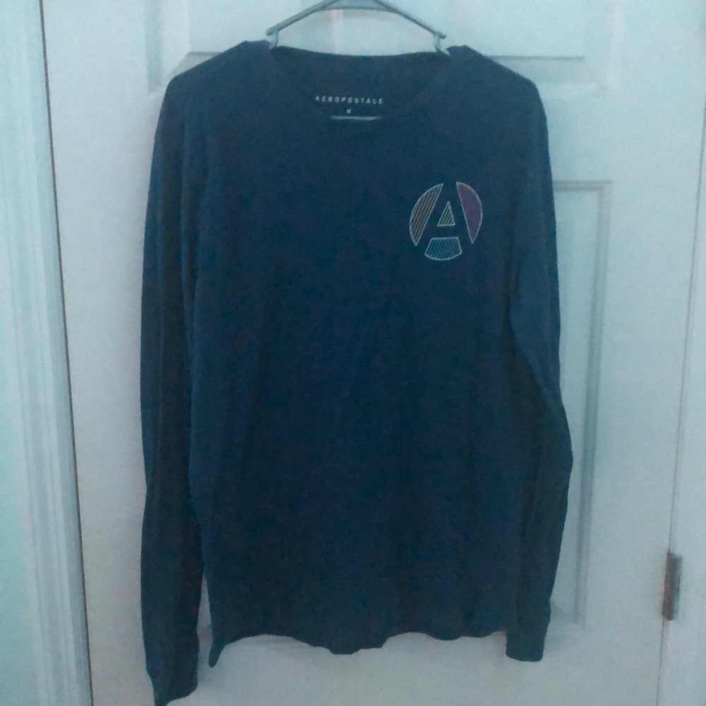 A long sleeve Aeropostale navy blue shirt